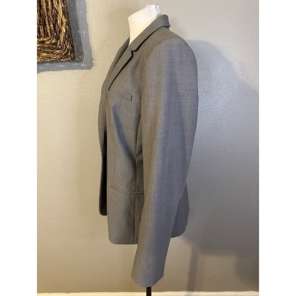 Calvin Klein Suit Jacket Blazer 16 Gray 2 Button Classic Stretch NEW - Picture 6 of 15